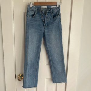 Denim Forum Arlo High Rise Straight Size 25